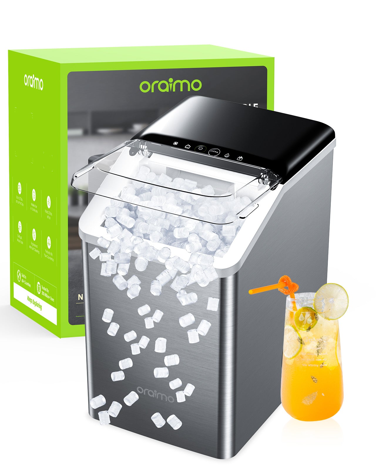 Oraimo 37 Lbs Nugget Ice Maker Oraimo